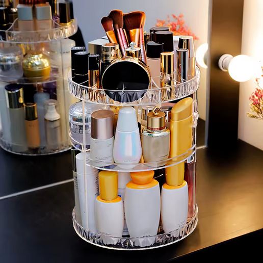 Organizador de maquillaje giratorio 360°